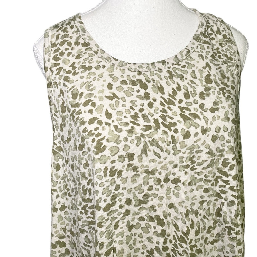 Old Navy Green Spotted Luxe Tank Top NWT - Picture 4 of 11